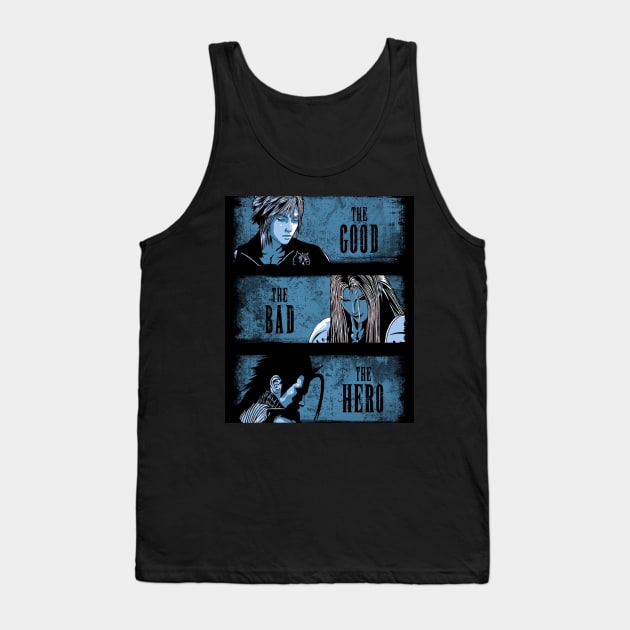 The Good The Bad The Hero Tank Top by SkyfrNight